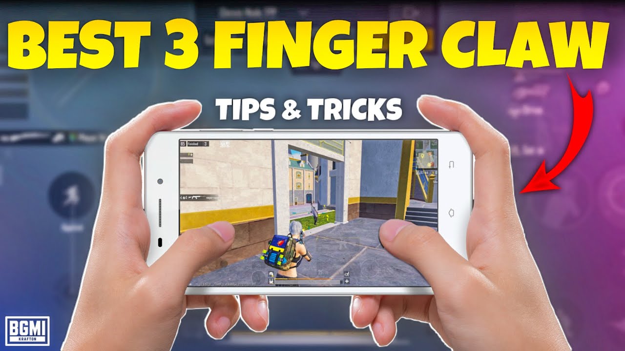 BEST 3 FINGER CLAW FOR BEGINNERS IN BGMI/PUBGM🔥TIPS AND TRICKS | MEW2