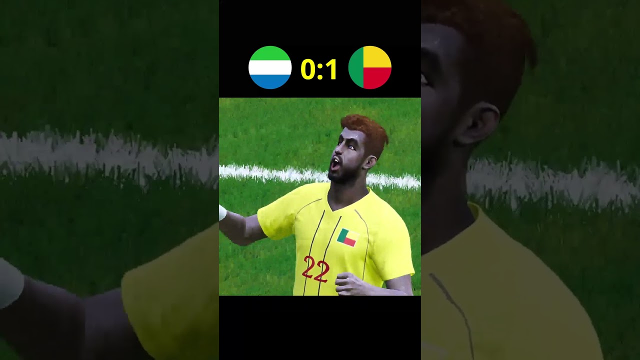 Sierra Leone vs Benin 0:1 | World Cup Finals BEST 24 &ndash; PES 21 Gameplay