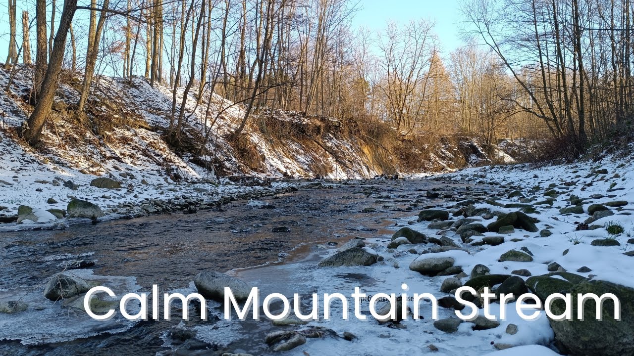 Relaxing Mountain Stream Ambience 