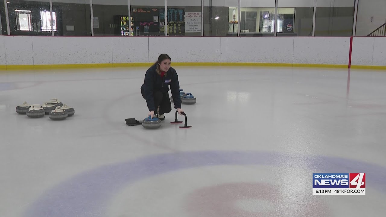Taking up curling with the Oklahoma curling club