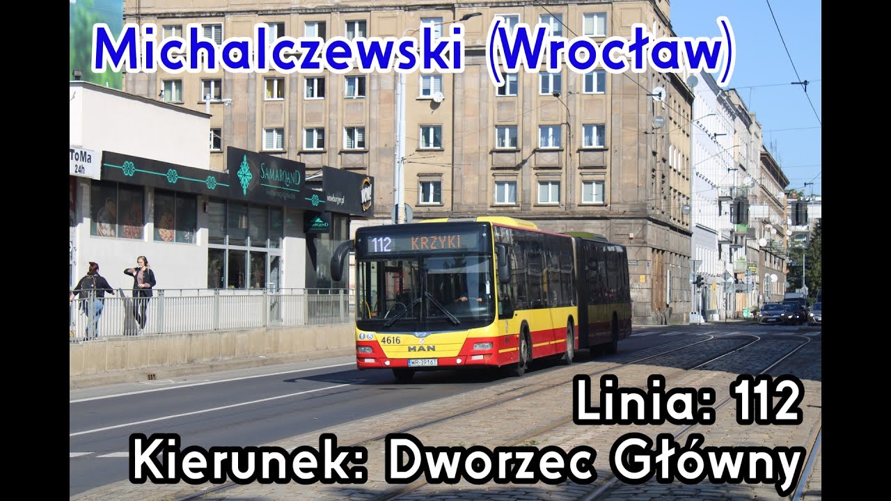 [🇵🇱PL] TIMELAPSE: Michalczewski (Wrocław) - Linia: [🚍112]
