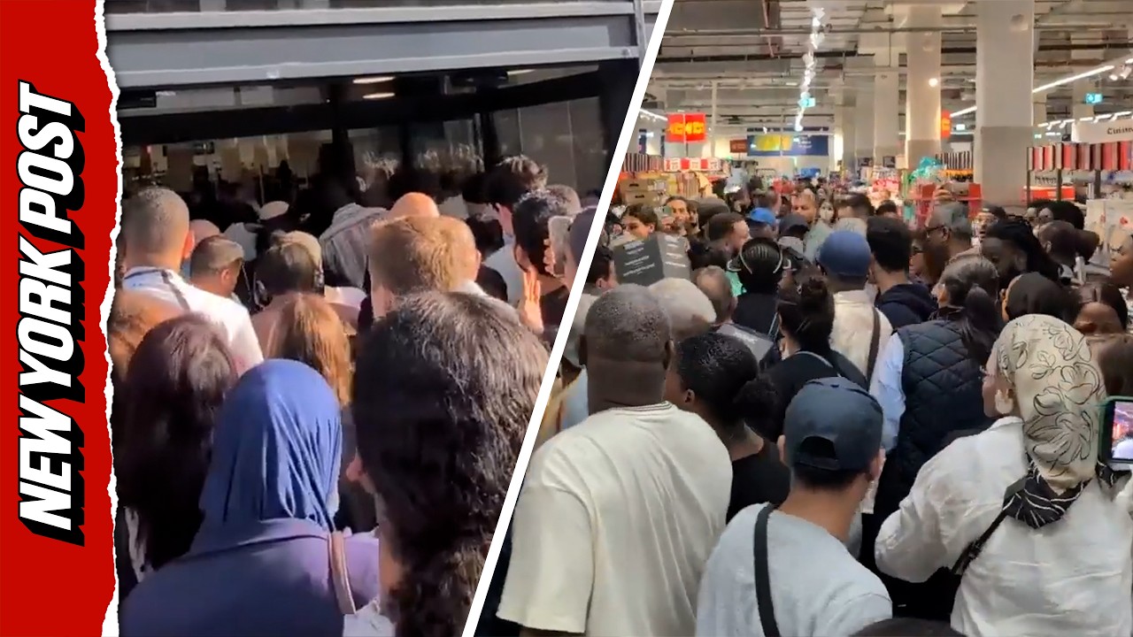 Crowds Break Down Store Doors in Frenzy for AC Units Amid France Heatwave