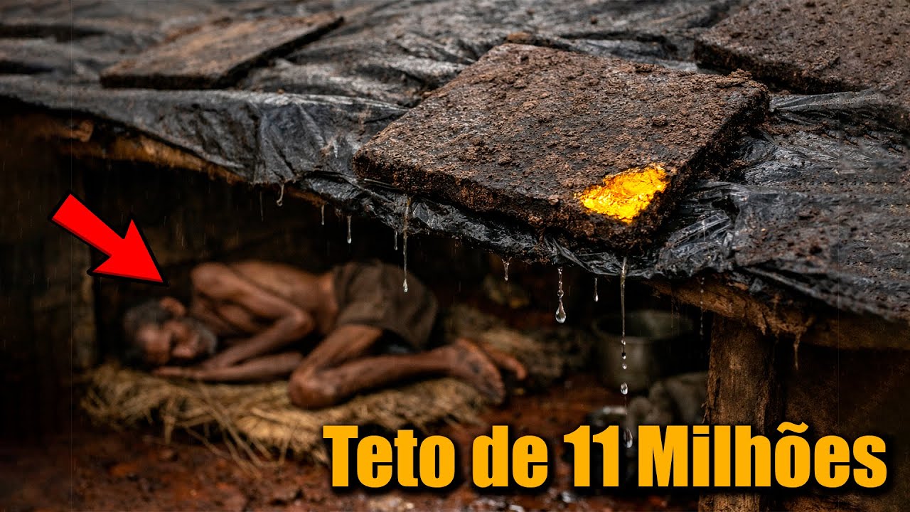 Tampava Goteira com R$ 11 Milhões: Dormia Embaixo de Ouro na Lona Furada