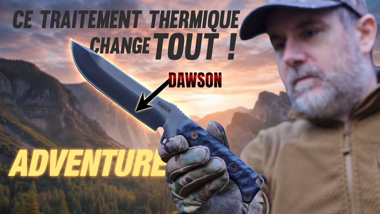 Нож Dawson Knives Reaper: Дифференцированная термообработка для оптимальной прочности и остроты!