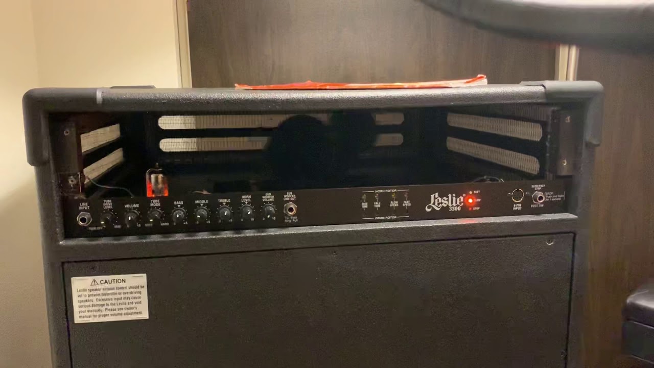 Leslie 3300 Rotary Tweak Settings