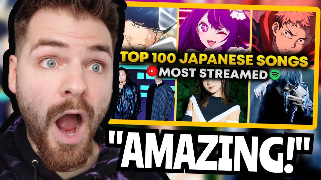 TOP 100 MOST STREAMED JAPANESE SONGS OF ALL TIME (REACTION)