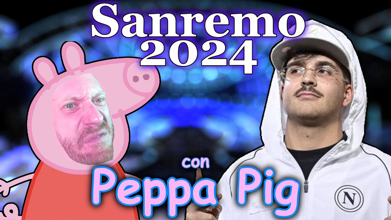 PEPPA PIG canta a SANREMO 🎤🎵