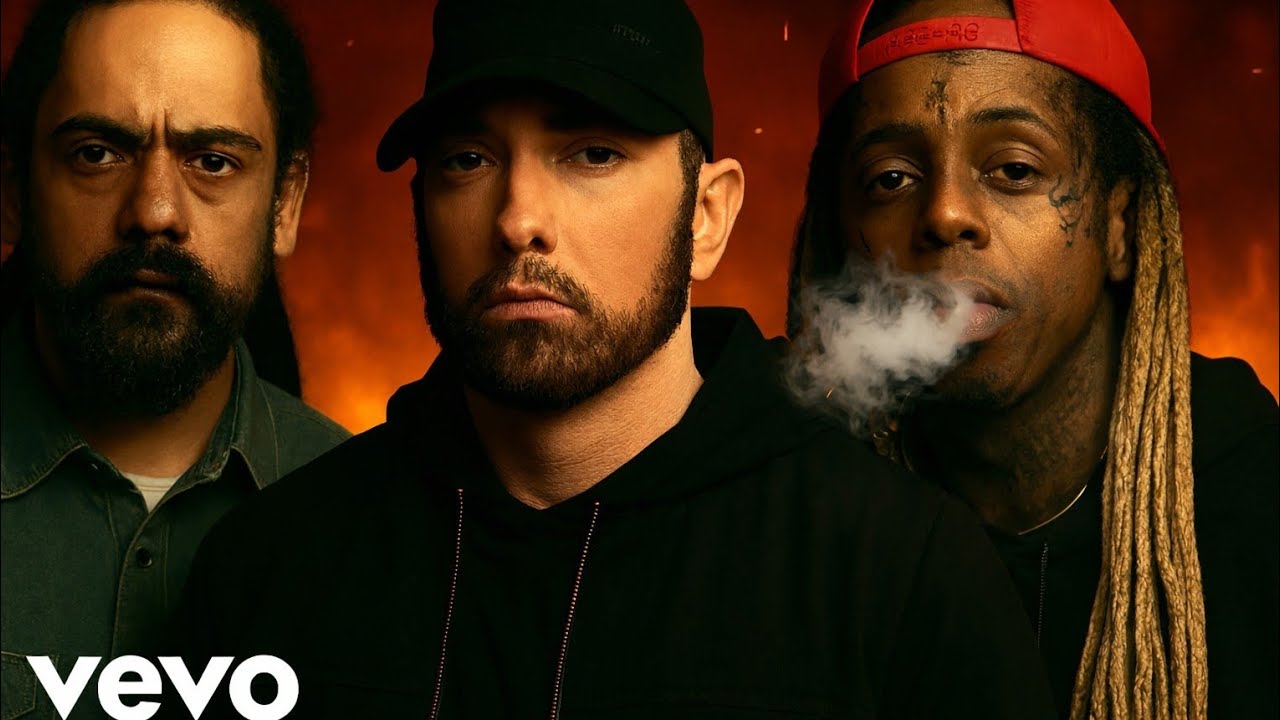 Damian Marley ft Eminem ft Lil Wayne - Fire in  Silence (2026 Ai Lyrics Video)