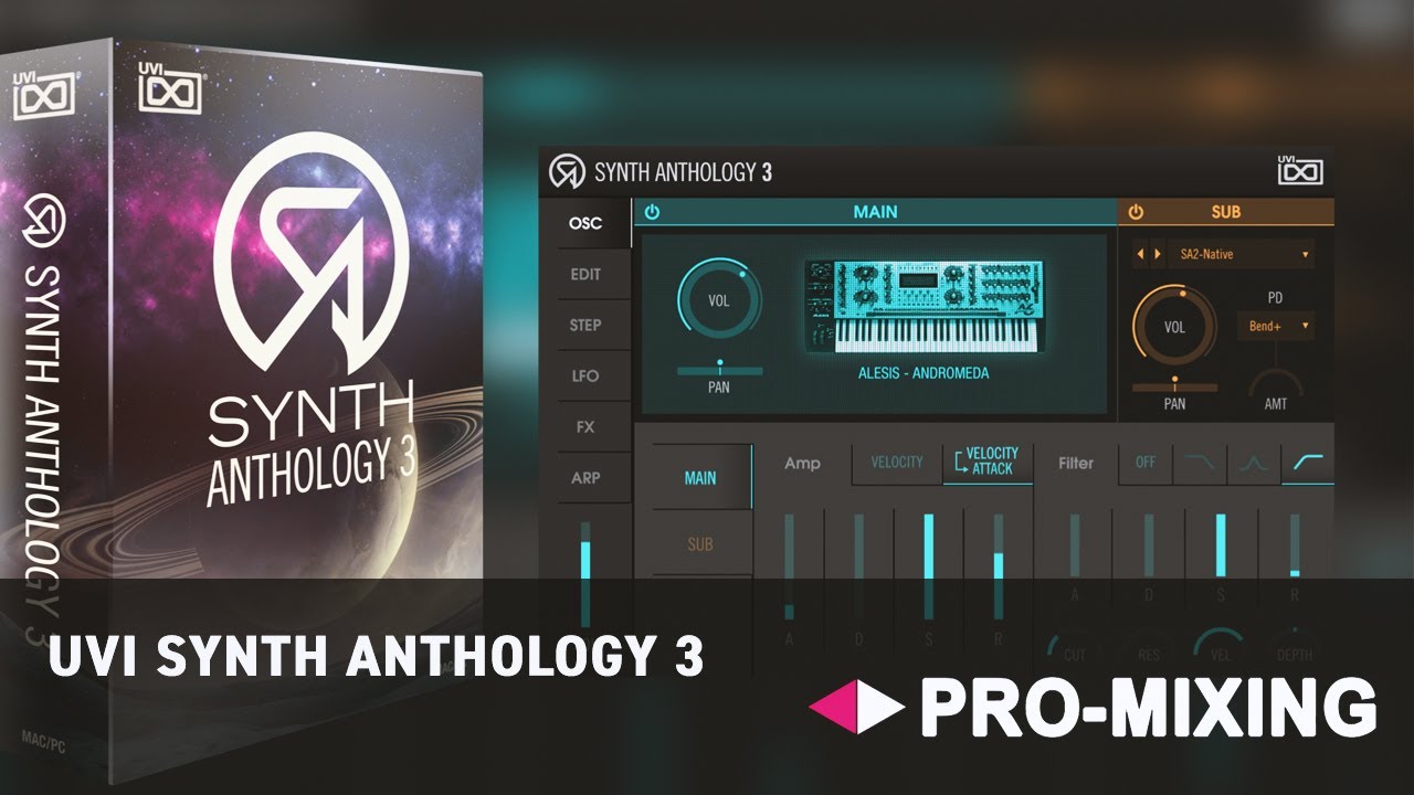 UVI Synth Anthology 3 : 132 железных синтезатора в одном инструменте