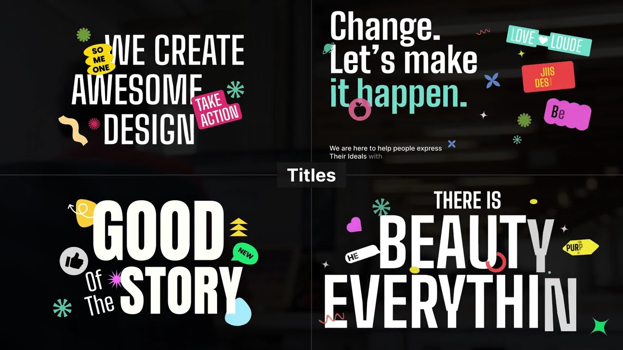 Expressive Pack After Effects Template | Modern Motion Graphics & Dynamic Animations