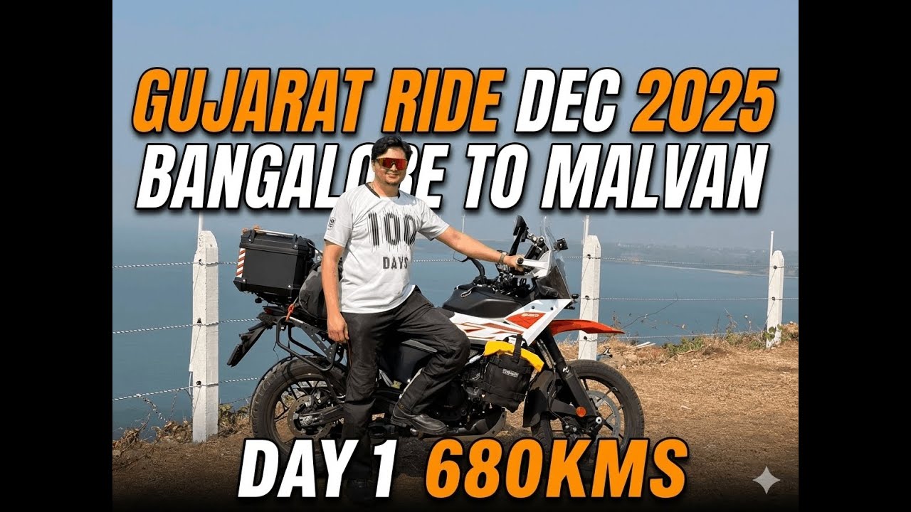 Gujarat Motorcycle ride: Day 1- Bangalore to Malvan