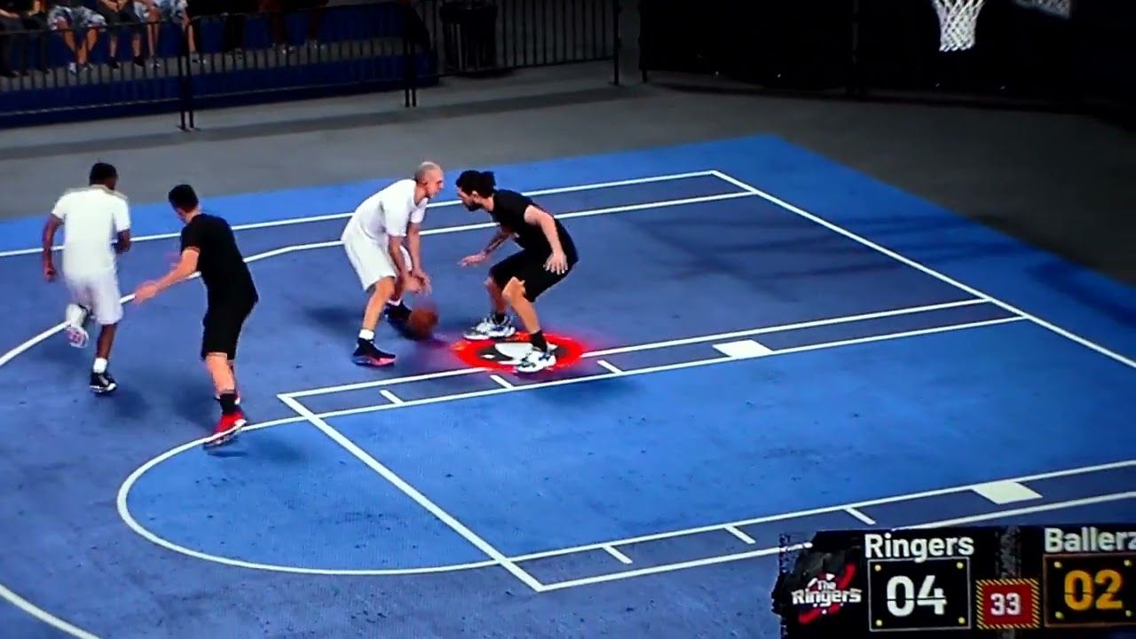 2 on 2 basketball - Alex Caruso/Darius Garland vs. Grayson Allen/Steven Adams