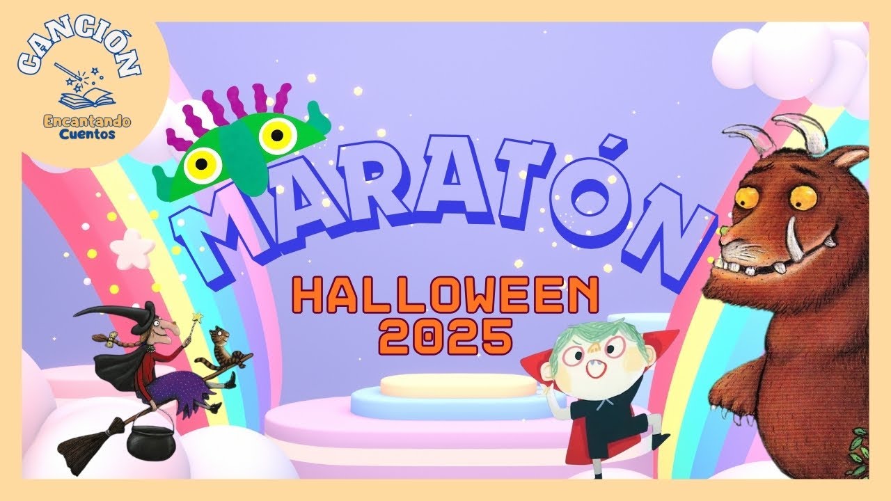 🎃 Maratón de Canciones de Halloween | 10 MINUTOS Canciones Infantiles | Encantando Cuentos 👻