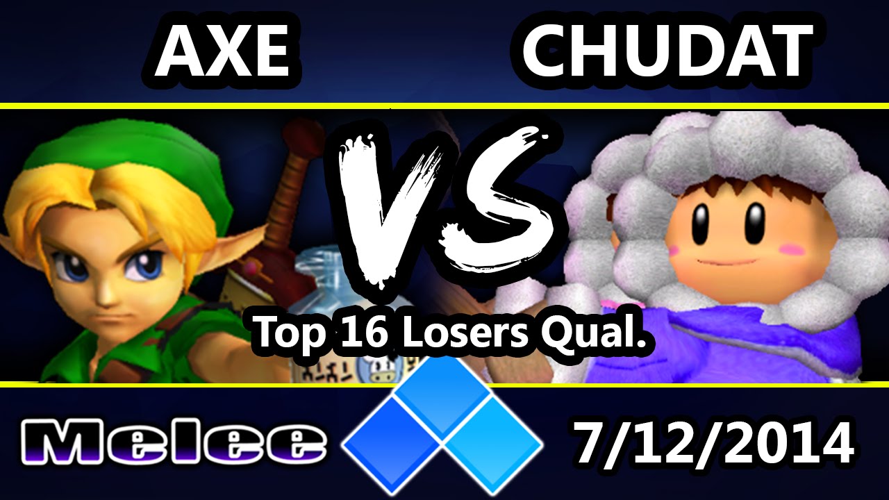 EVO 2014 - MOR | Axe (Young Link) Vs. MOR | Chudat (Ice Climbers) SSBM  Top 16 Qual - Melee