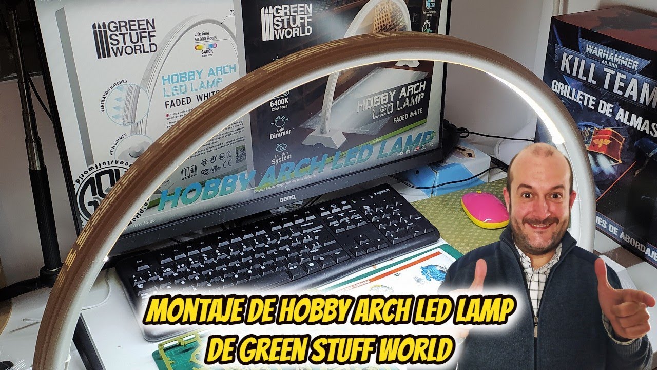 ✅🎨Hobby Arch LED Lamp Green Stuff World | Unboxing y Montaje