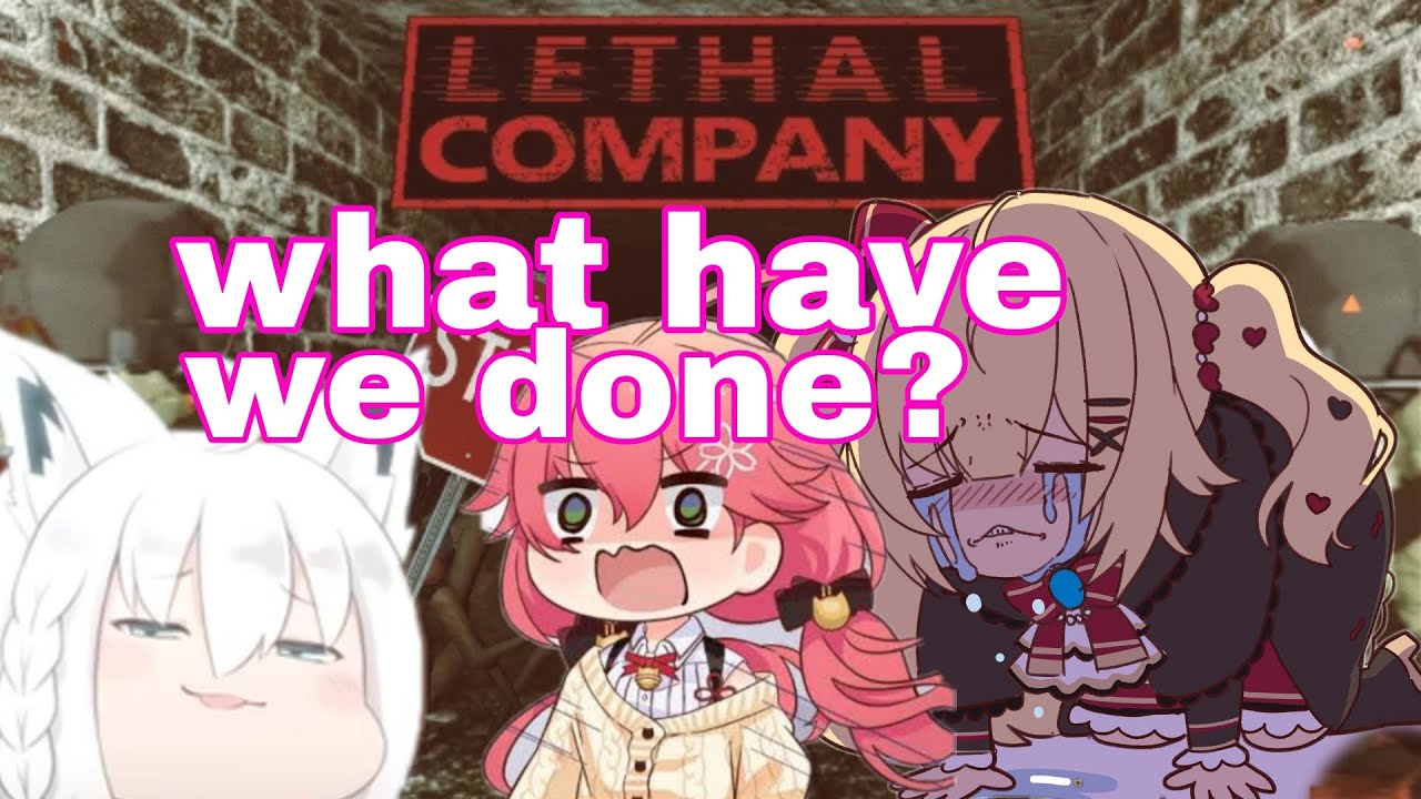Miko & Haachama Come To Realize What Fubuki Made Them Signed Up For | Lethal Company [Hololive/Sub]