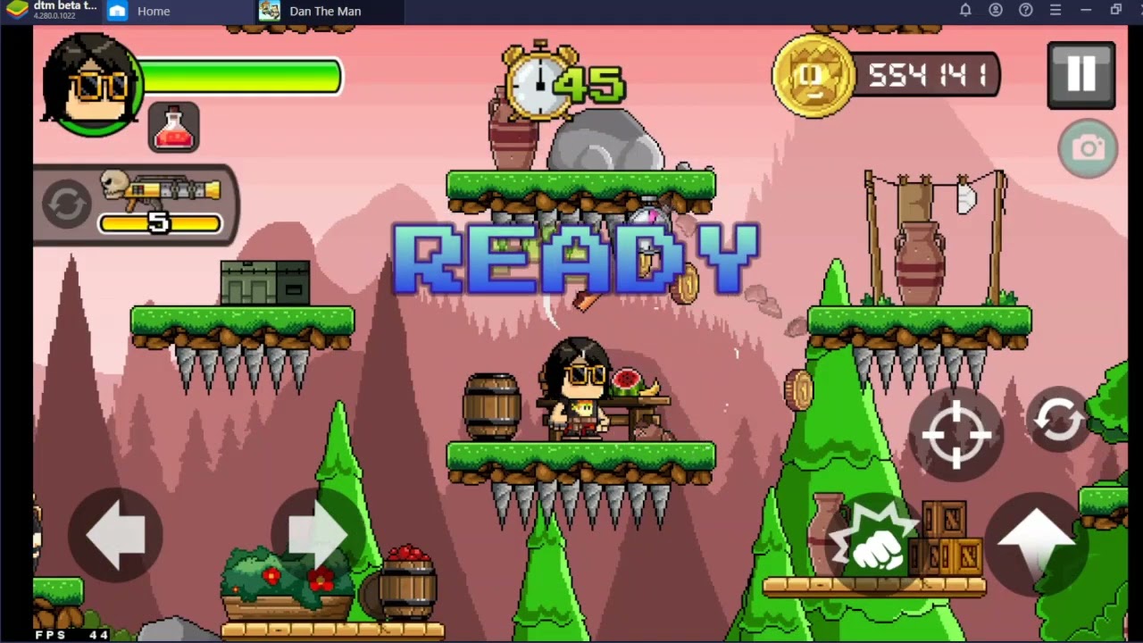 Dan the Man - reaching arena 50 in survival hard mode