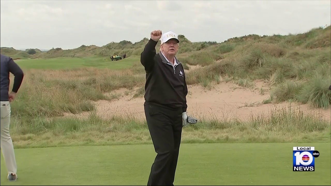Ribbon-cutting ceremony held in Scotland for President Trump&rsquo;s newest golf course