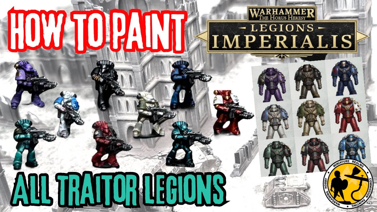Legions Imperialis | How To Paint | Traitor Legions