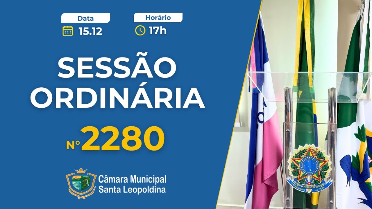 Sessão Ordinária nº 2280 - 15 de dezembro de 2025
