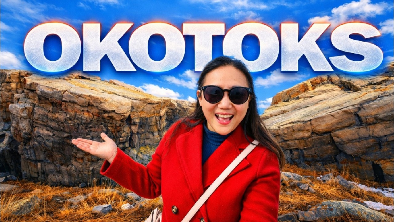 Exploring Okotoks, Alberta | Saskatoon Farm, Sheep River & The Big Rock