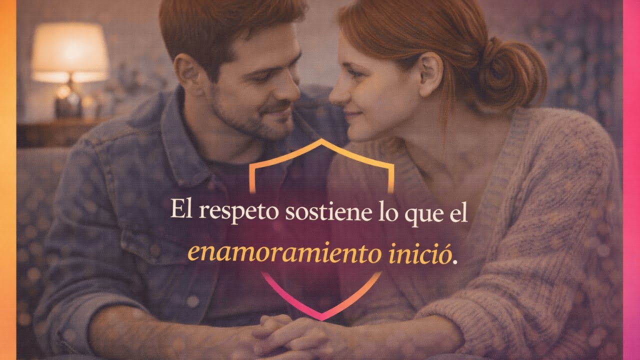 “El respeto sostiene lo que el enamoramiento inició”