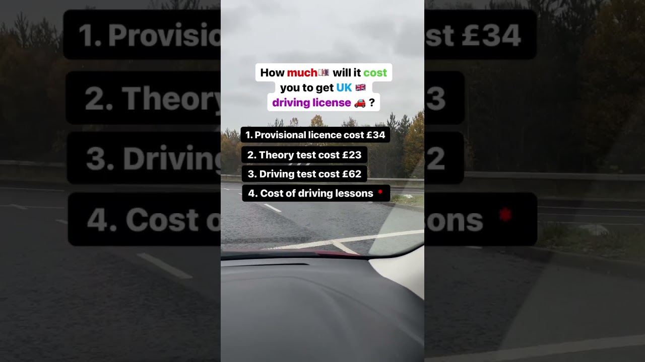 Cost of UK driving license #uk #travel #drivinglicence #drivinglicenceuk #cost #viral #trending