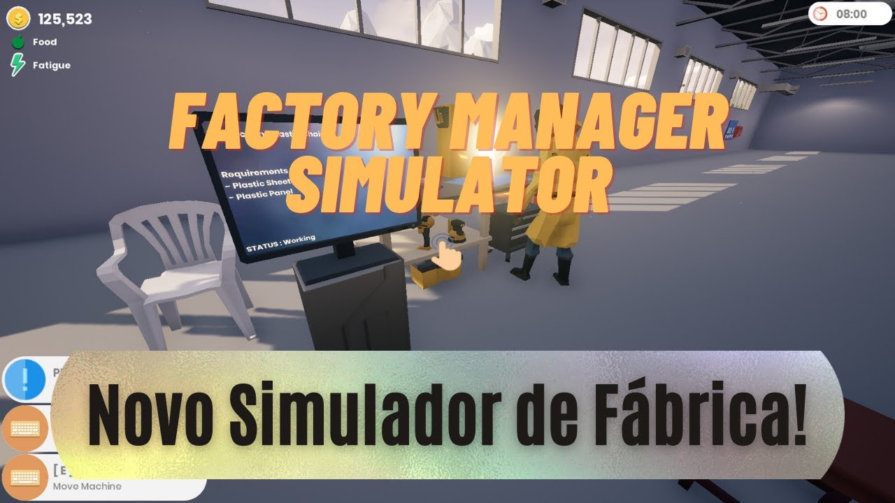 Factory Manager Simulator - Novo Simulador de F&aacute;brica!