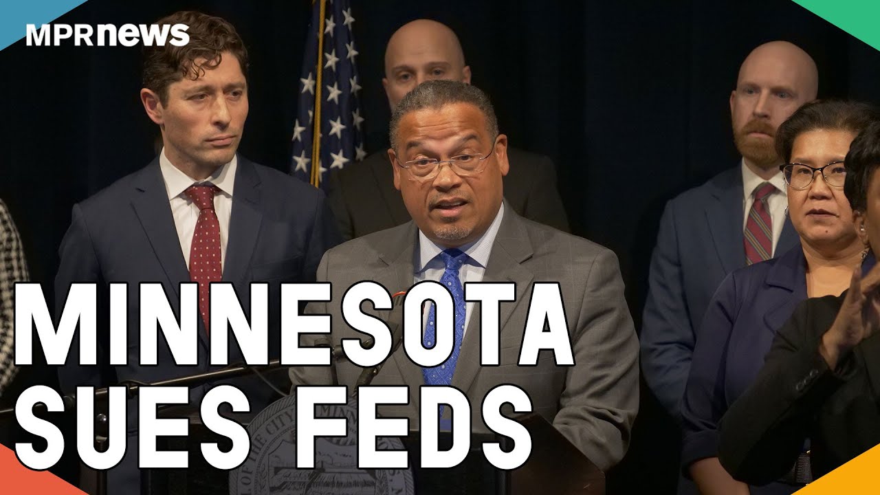 Ellison says Minnesota suing feds to end ICE surge
