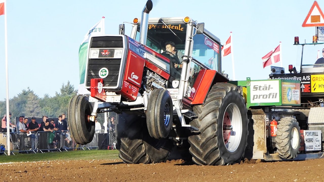 Landbrugs Klasse 4 at DM i Traktortræk 2021 | Great Pullers | DM Finals in Tractor Pulling 2021