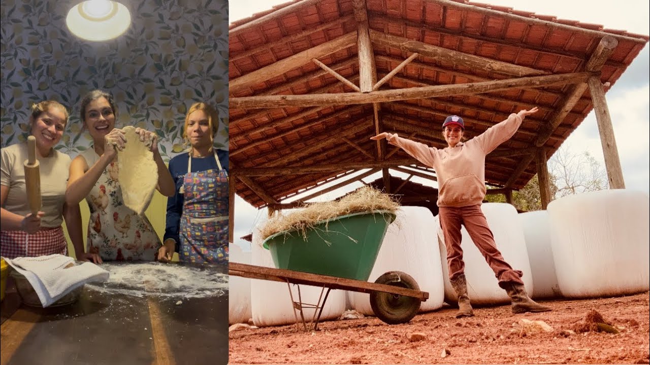 Seca e falta de feno | Fizemos pão caseiro 