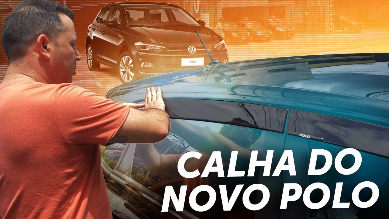 Instalei as calhas de chuva do Novo Polo 2020!