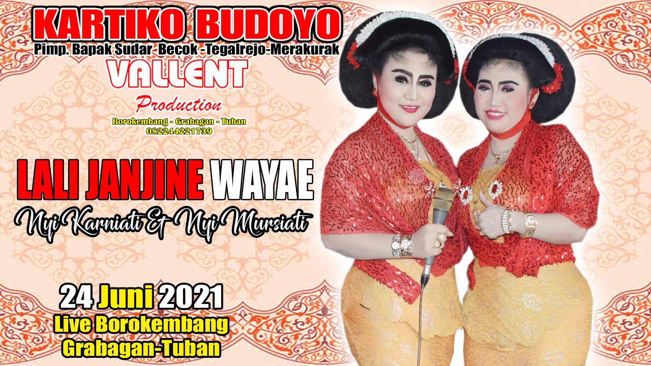 LALI JANJINE -WAYAE || NYI KARNIATI FT NYI MURSIATI  || TAYUB KOPLO || KARTIKO BUDOYO