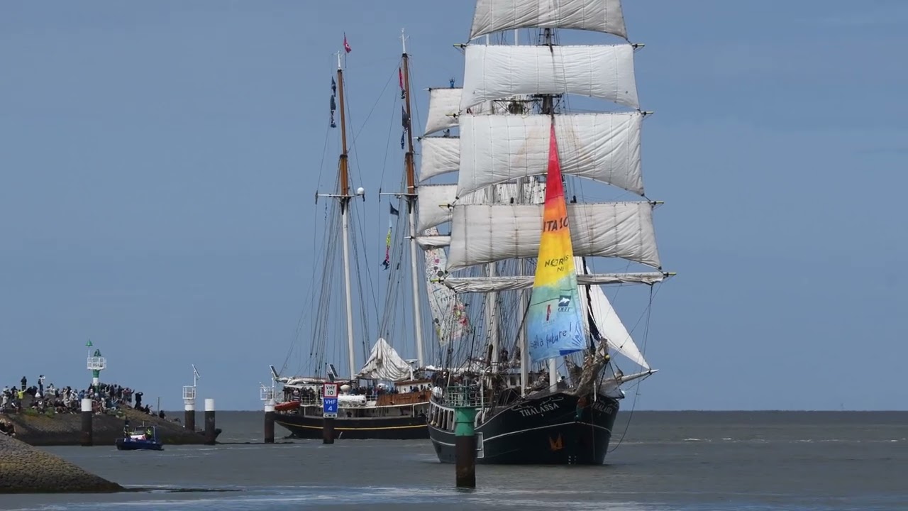 Aankomst van de Tall Ships Races 2022 in Harlingen