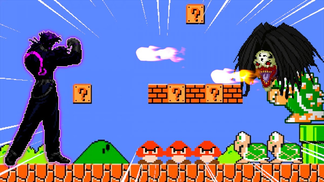 Darkside Rugal-R Intenta Pasar el Primer Nivel de Super Mario Bros!