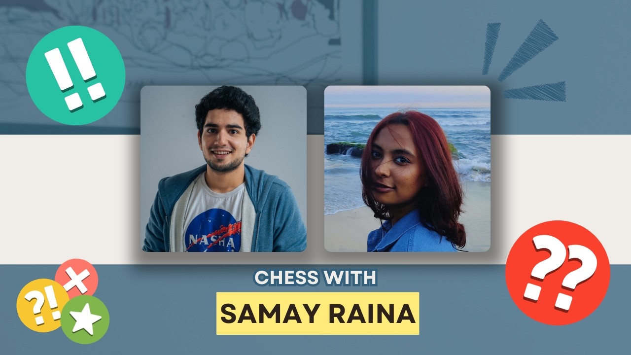 I PLAYED SAMAY RAINA!!! #chess #chesscom #samayraina #india #games #puzzle @SamayRainaOfficial