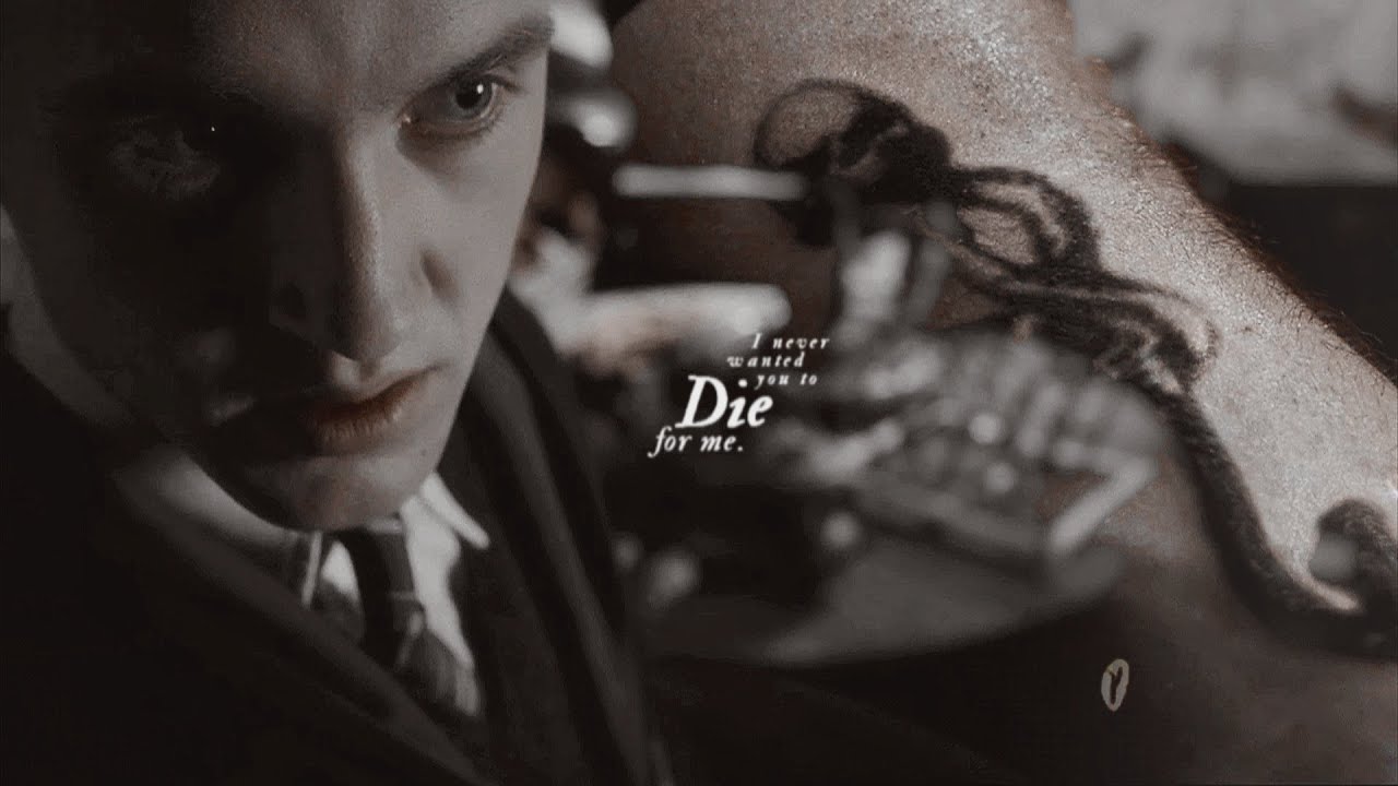 I never wanted you to die for me | Draco & Harry