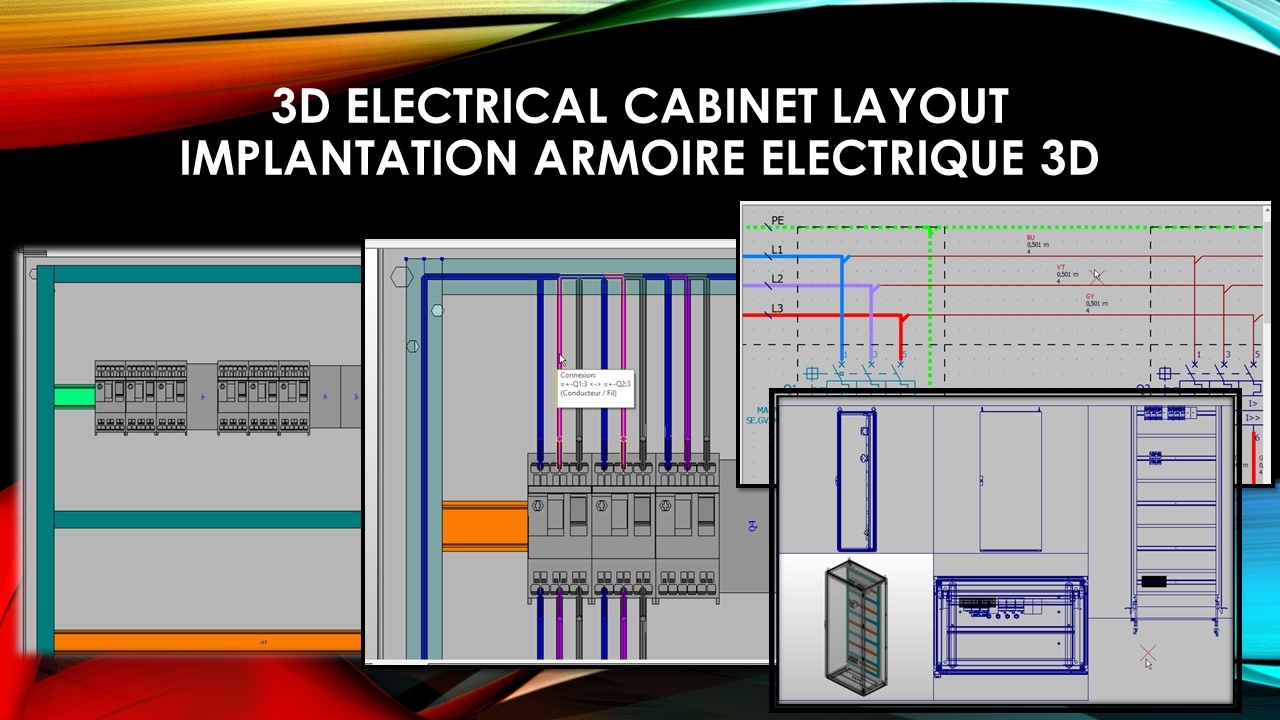 EPLAN PRO PANEL : IMPLANTATION 3D & PLANS DE FABRICATION