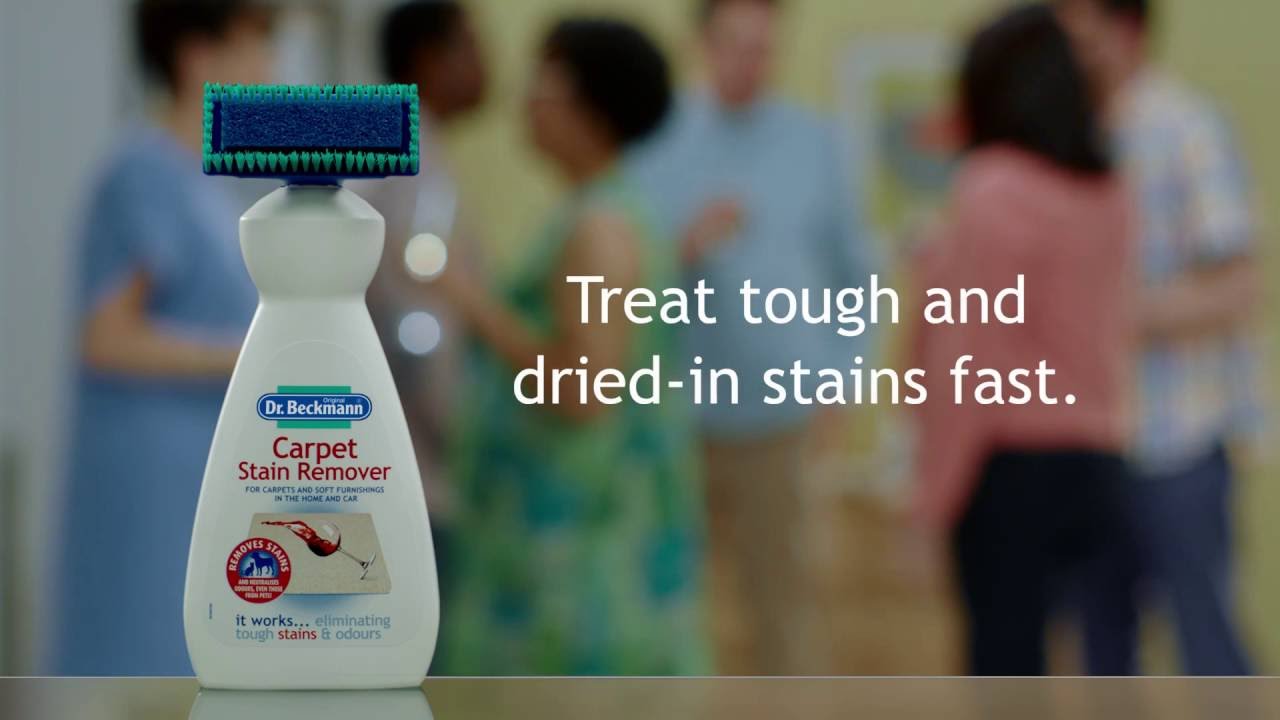 Dr. Beckmann Carpet Stain Remover TV Advert