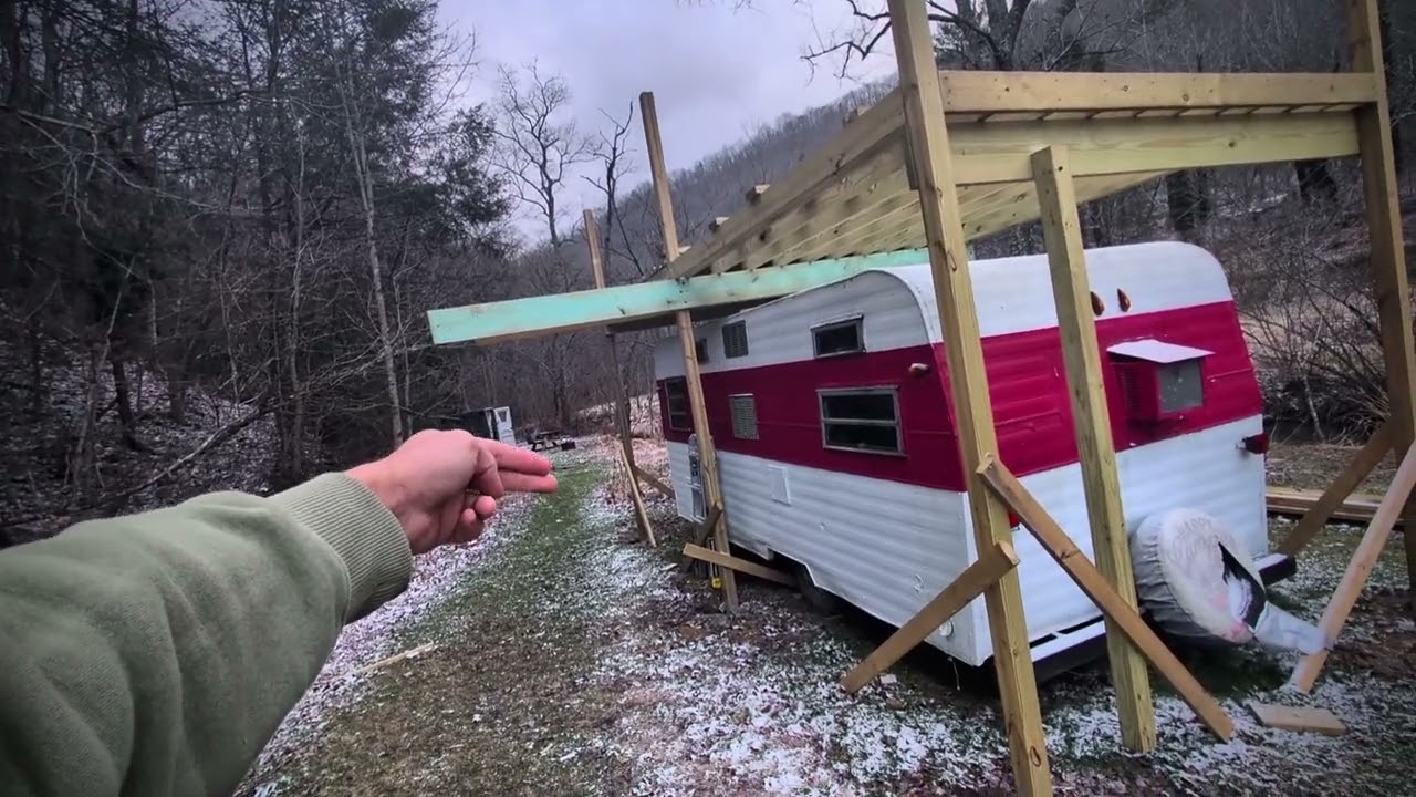 Quiet winter day at the mountain. Short update on outdoor projects.