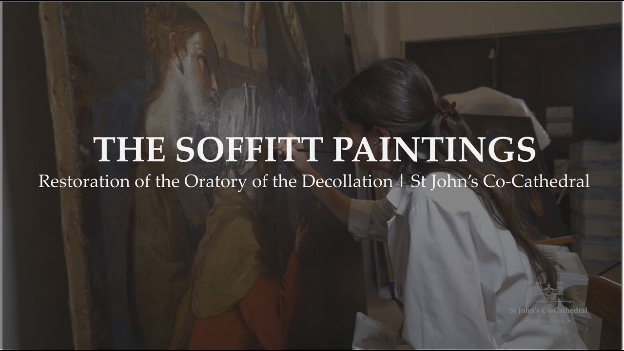 RESTORATION OF THE THREE PAINTINGS OF THE ORATORY SOFFIT