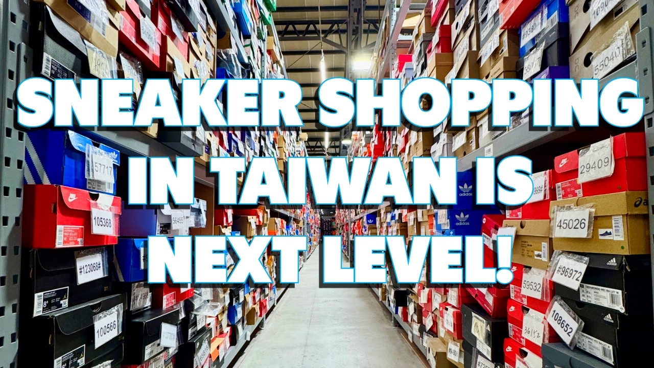 Sneaker Shopping in Taiwan is NEXT Level!