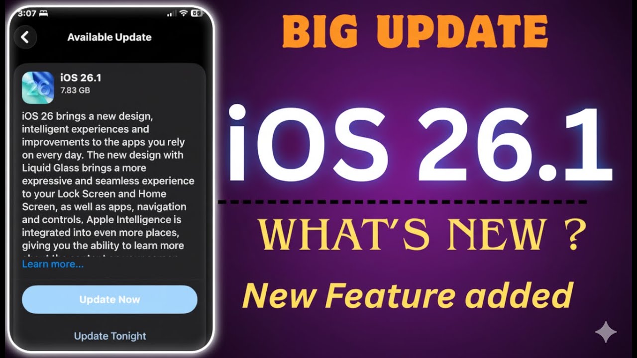 iOS 26.1 final update  Liquid Glass | iMarines Tech