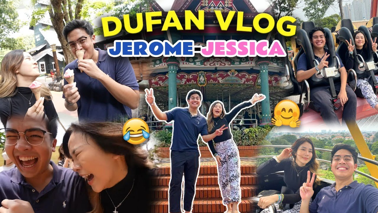 SEHARIAN MAIN DI DUFAN BARENG JESSICA JANE!! | JEROME JESSICA VLOG