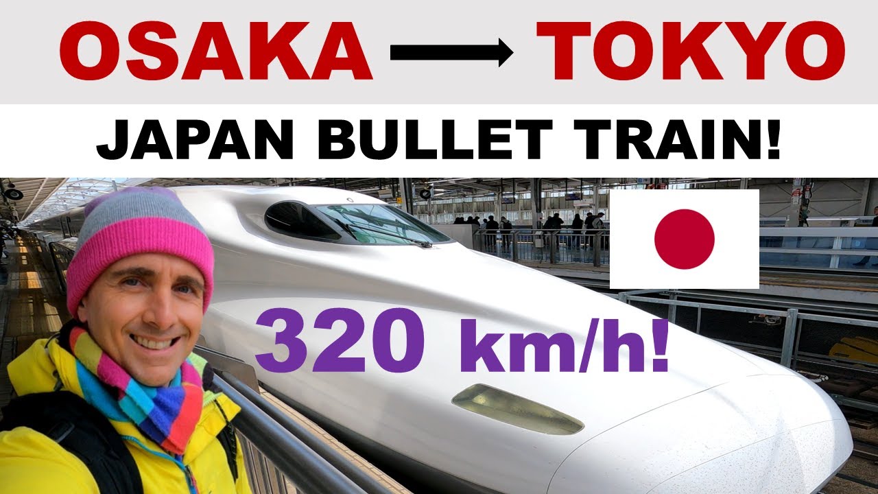 My First Time on Japan’s Bullet Train 🚄 | The Shinkansen from Osaka to Tokyo!