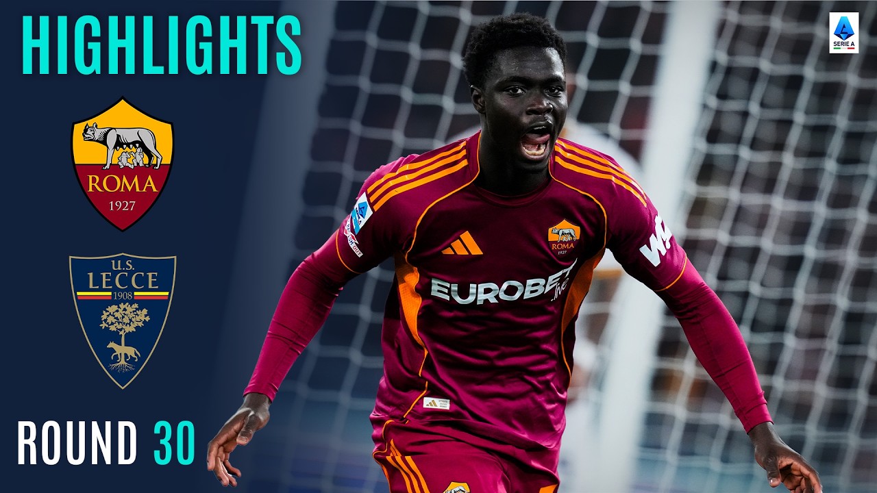 Vaz Finds First Roma Goal! | ROMA-LECCE | HIGHLIGHTS | Serie A 2025/26
