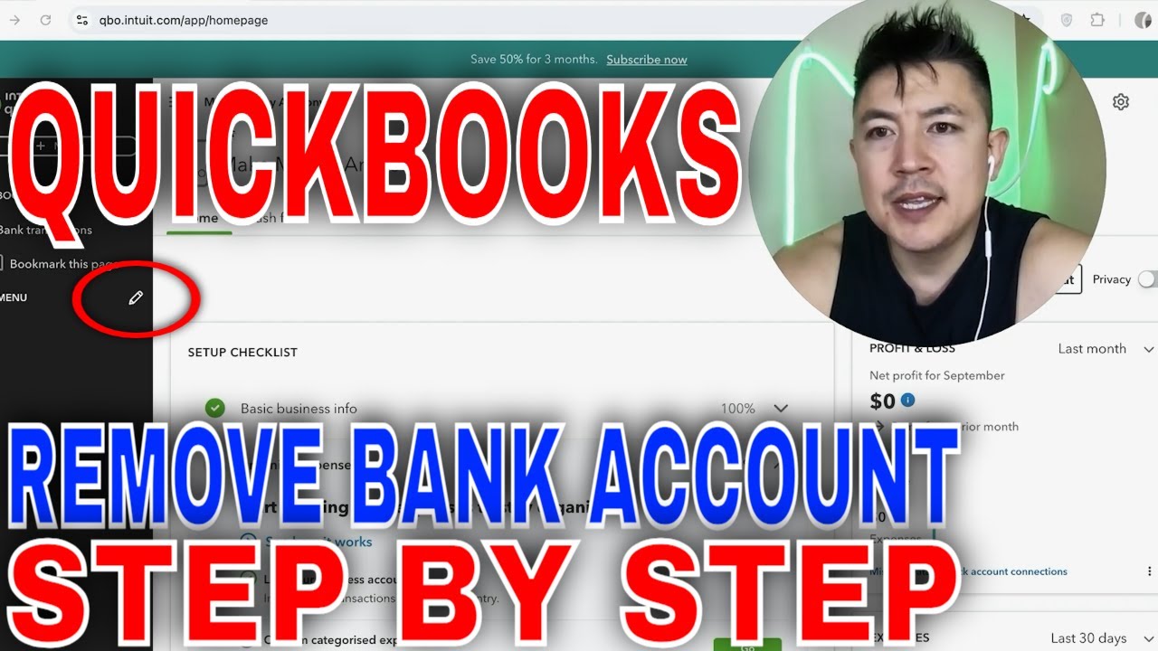 ✅  How To Disconnect Remove Bank Account From Quickbooks Online 🔴