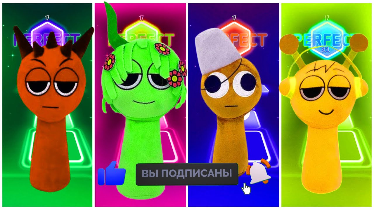 tiles hop edm rush gameplay INCREDIBOX 🆚 SPRUNKI