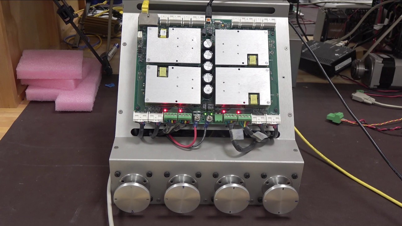 Configure a multi-axis servo system for EtherCAT commands