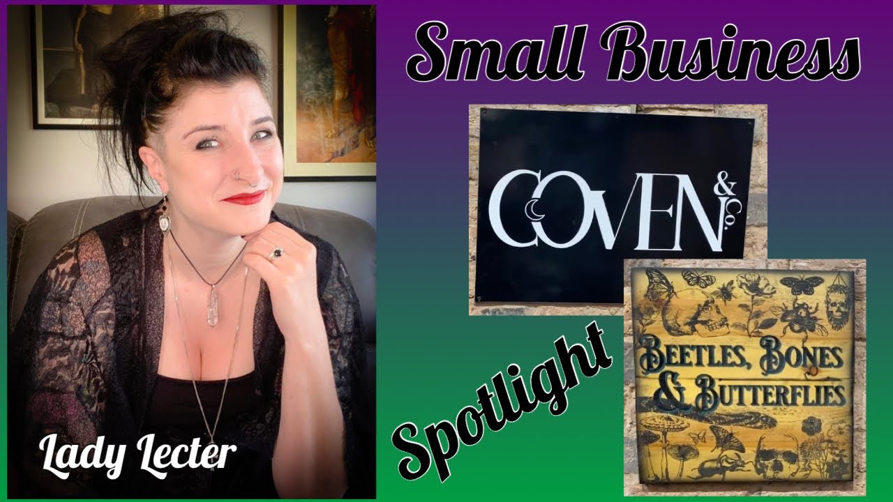 Small Business Spotlight. Coven&co & Beetles Bones & Butterflies